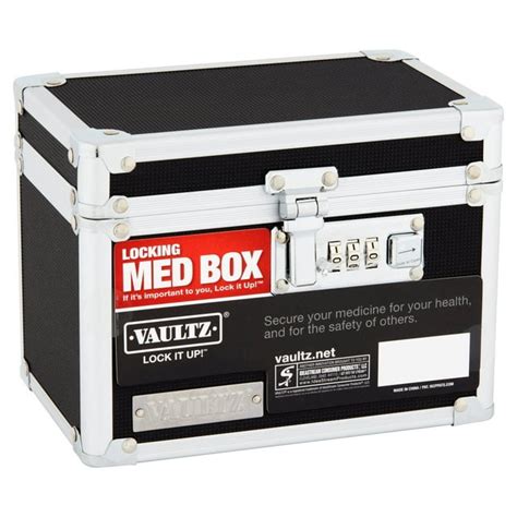 large metal medicine key locking boxes|walmart combination medication lock box.